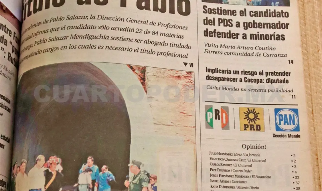 SEP: no existe título de Pablo