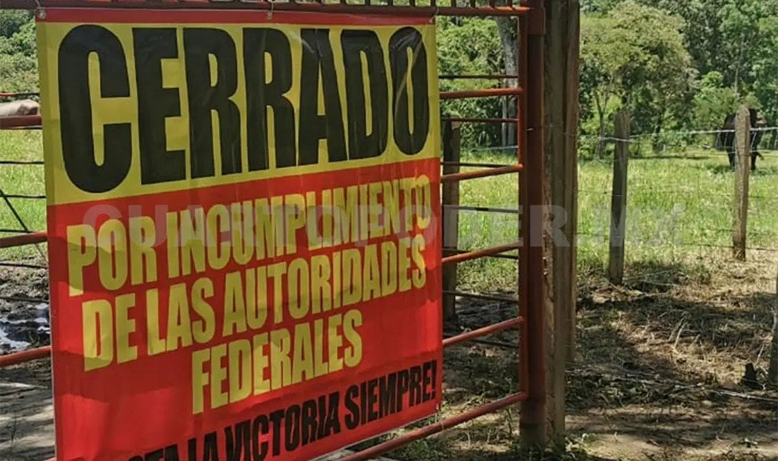 Comuneros cierran acceso a zona arqueológica