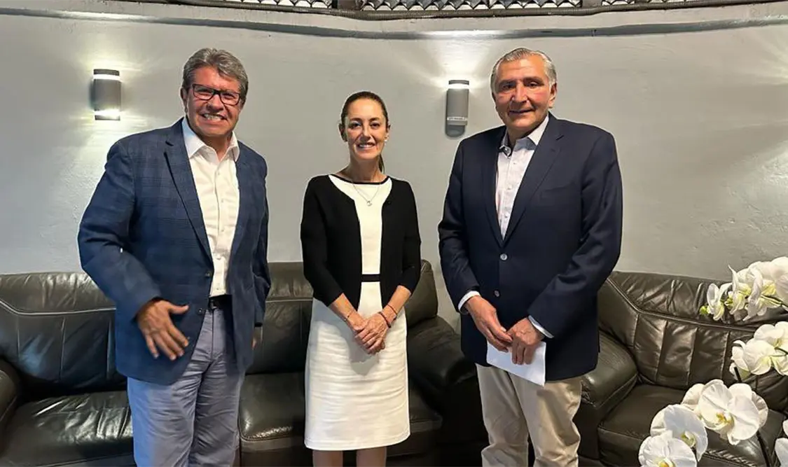 Sheinbaum suma a su equipo a Adán y Monreal