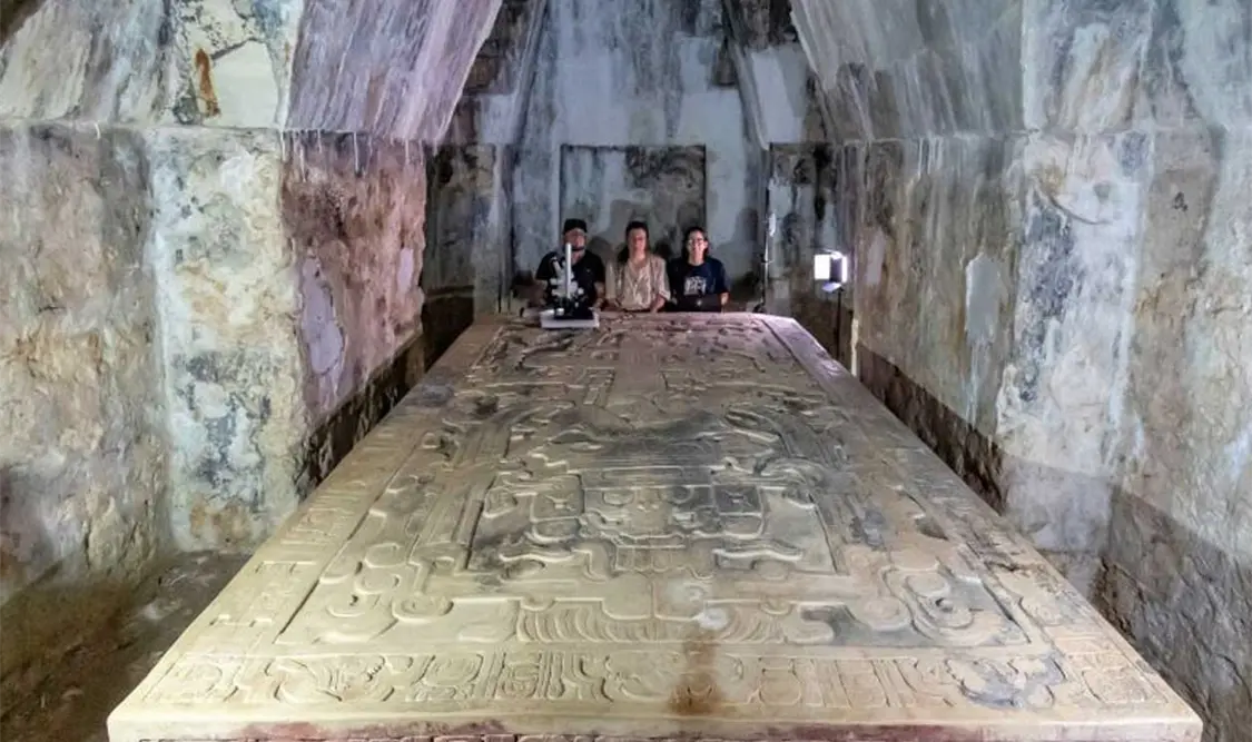 Realizarán nuevos estudios en la lápida de Pakal