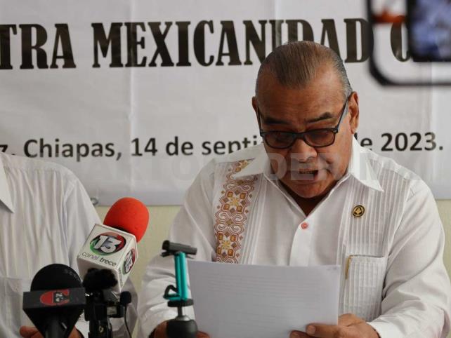 Exigen justicia por Chiapas en el marco de su federación