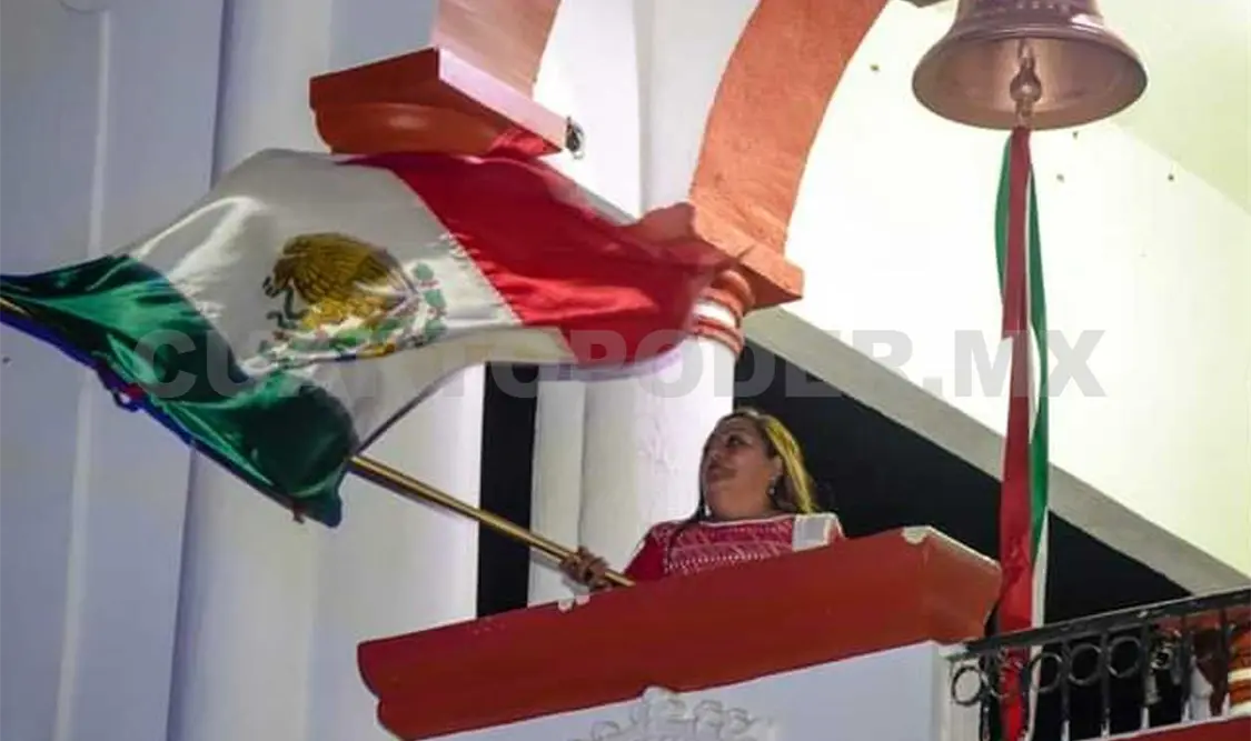 Josefa Sánchez arengó a los presentes. Cortesía