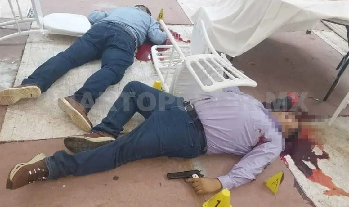 Los hechos ocurrieron la madrugada de ayer, quedaron abatidos el líder transportista y su consanguíneo. Cortesía