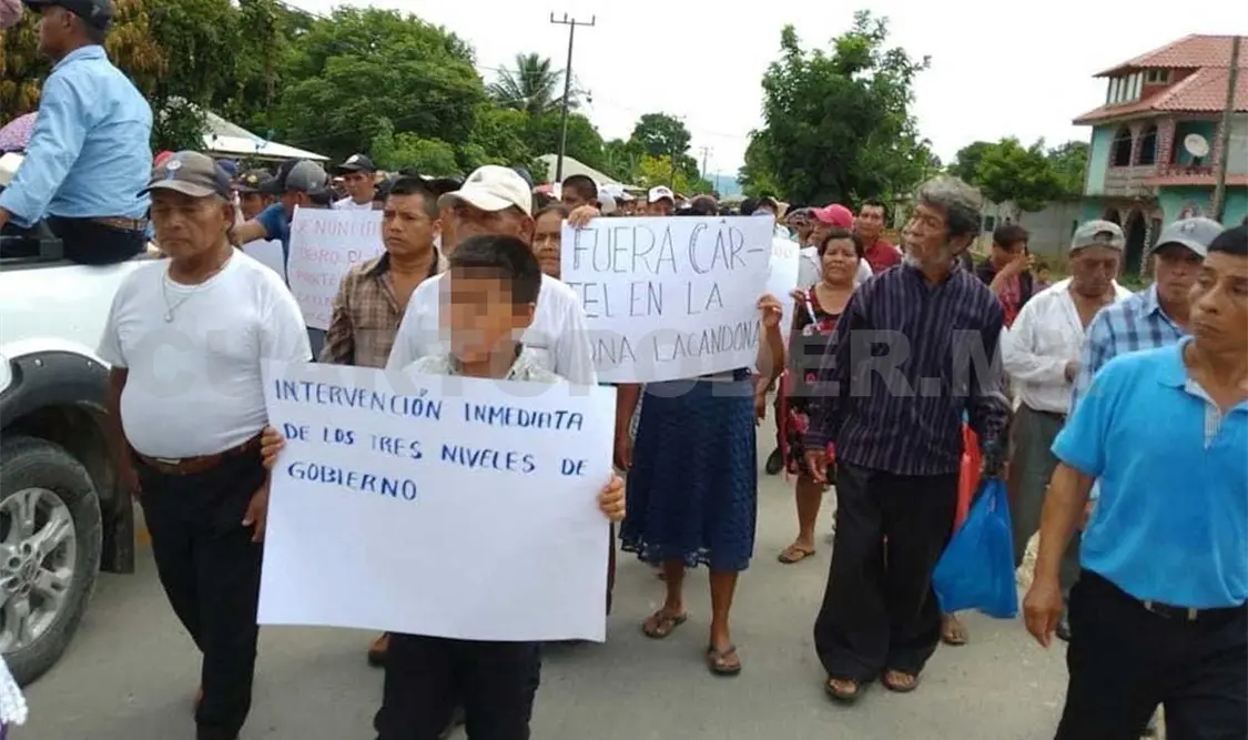 Advierten por violencia en la Selva Lacandona