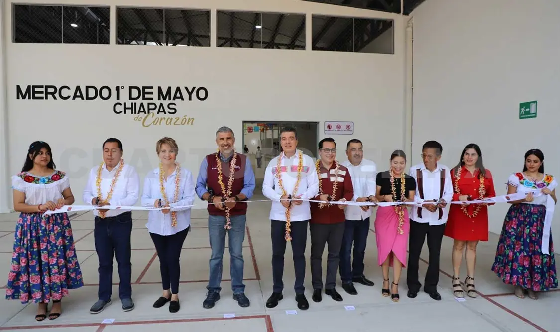 Con construcción de mercados, Chiapas tiene un nuevo rostro