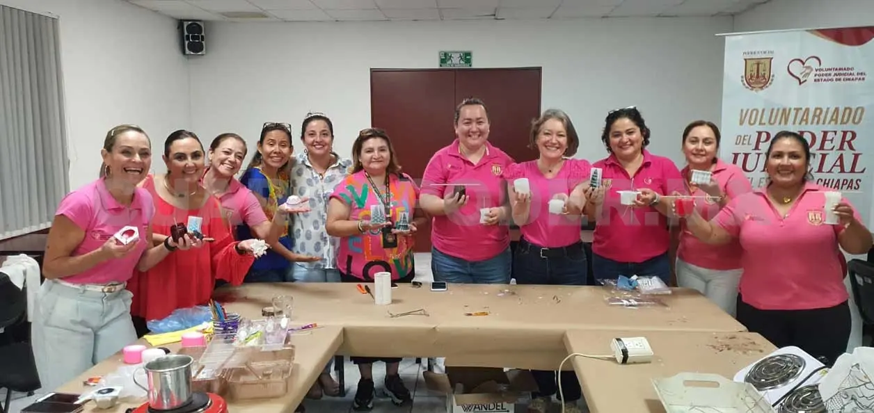 Realiza voluntariado taller de elaboración de velas
