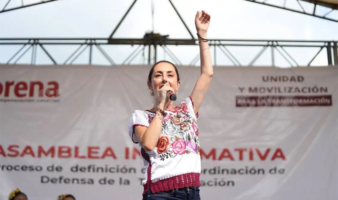 Claudia Sheinbaum llega a Tuxtla Gutiérrez
