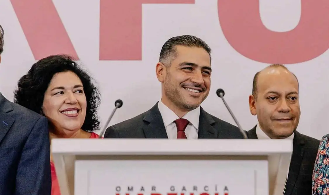 Omar García Harfuch se reunió con diputados de Morena. Cortesía