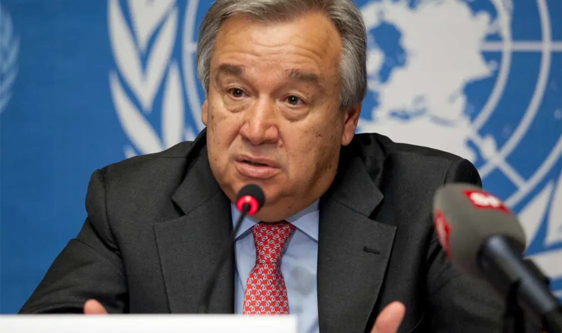 António Guterres, secretario general de Naciones Unidas. Cortesía