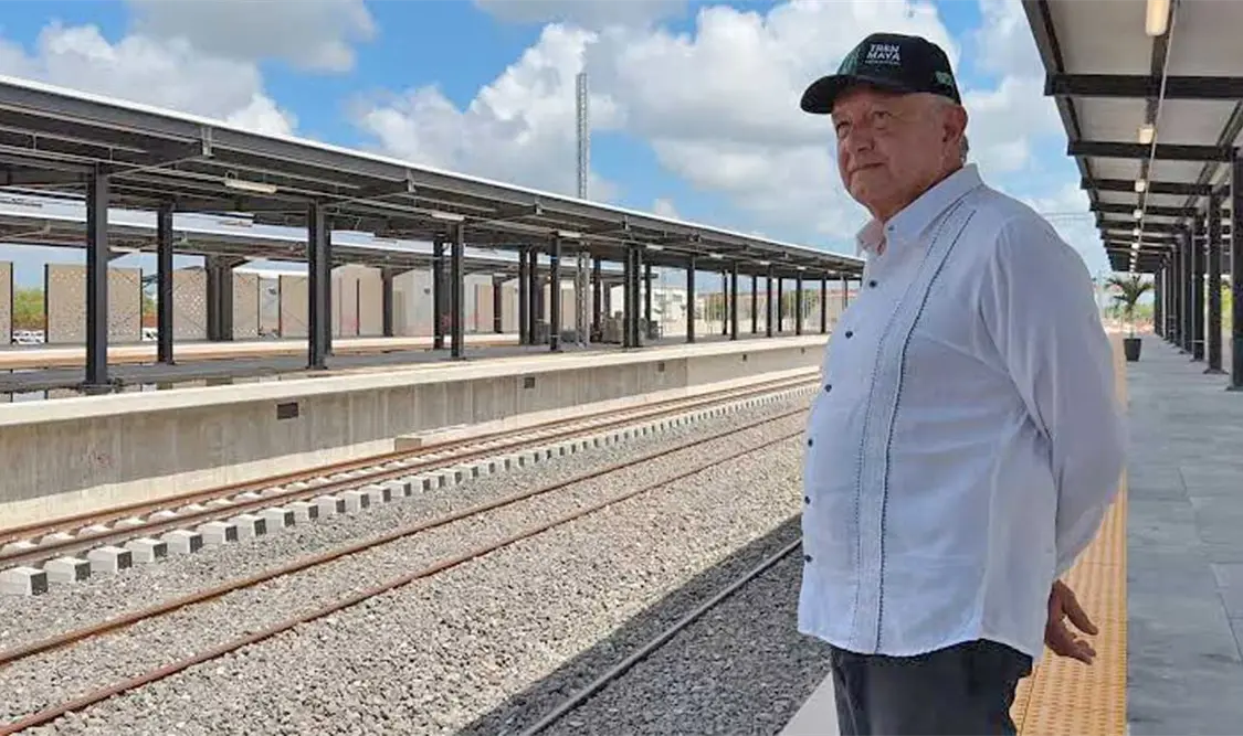 El presidente informó que en 15 días regresará al sureste mexicano para supervisar el proyecto. Cortesía