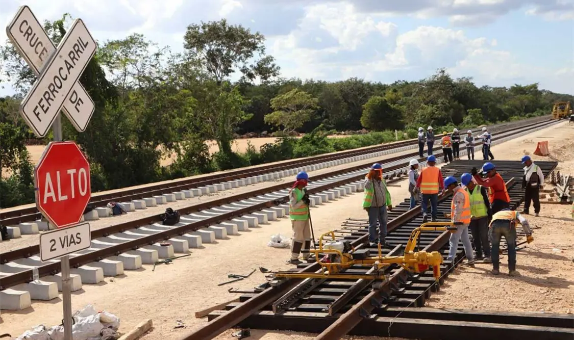 También se construirán dos instalaciones relacionadas con el sistema de carga del Tren Maya. Cortesía
