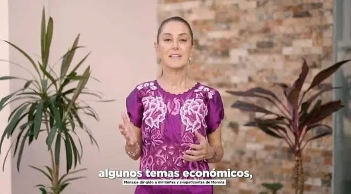 “La Cuarta Transformación protege la economía familia”, aseguró Claudia Sheinbaum. Cortesía