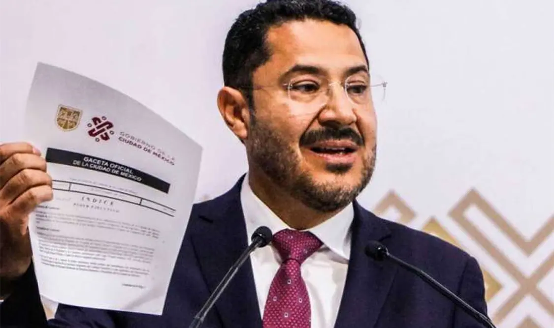 El jefe de Gobierno, Martí Batres, presentó el informe mensual. Cortesía