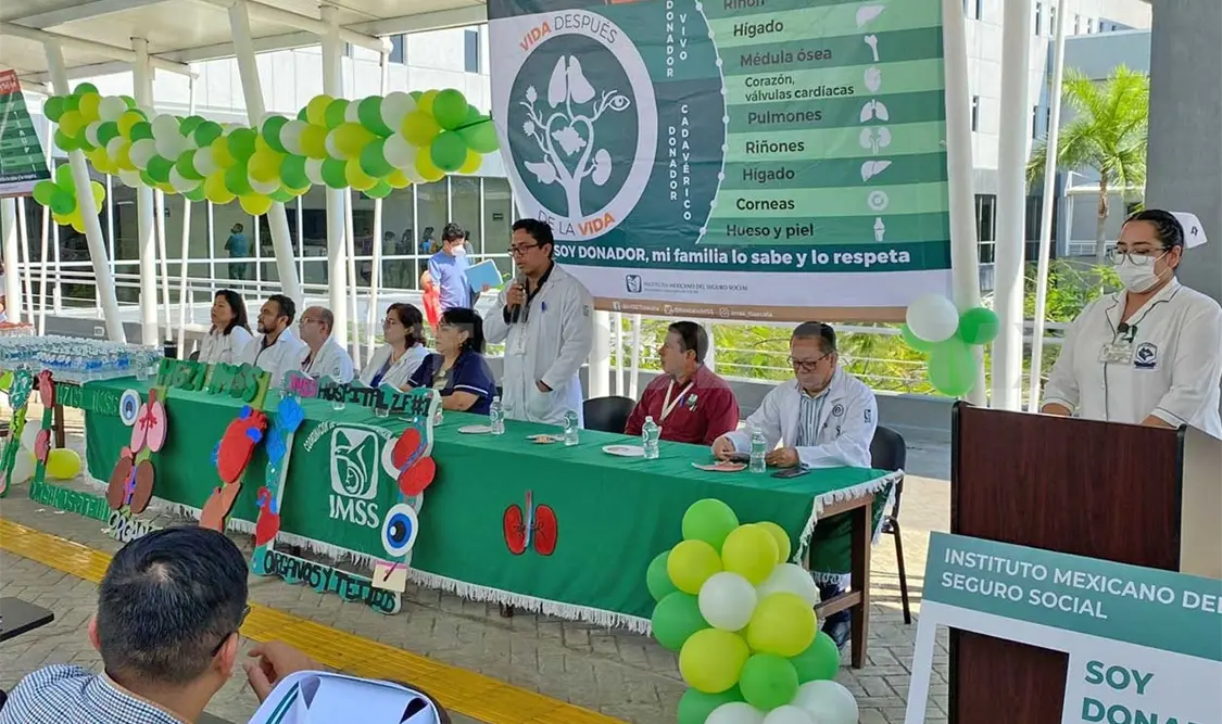 El médico especialista, González Gómez, remarcó que la meta para este año en el IMSS Nueva Frontera es recibir 12 donaciones. Ramón García / CP