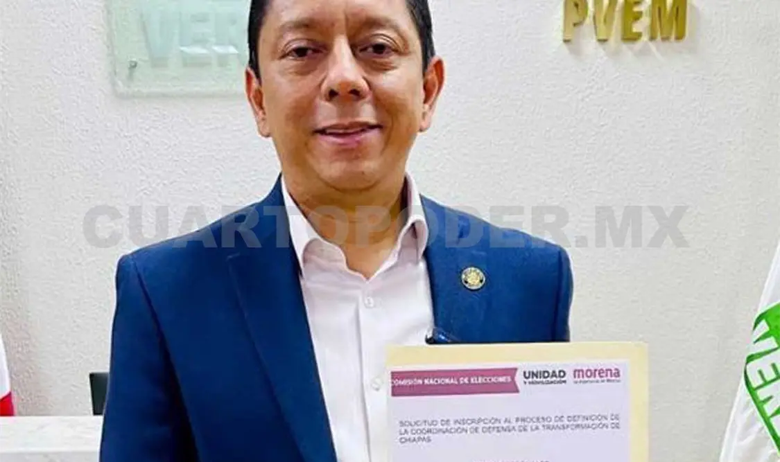 Llaven Abarca se registra en convocatoria