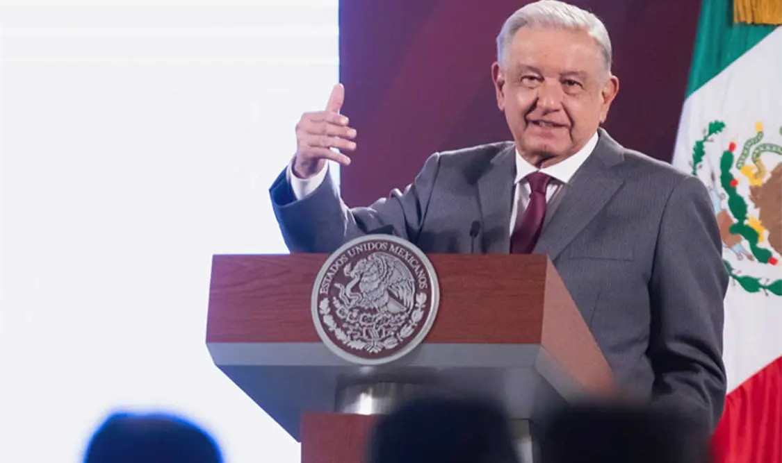 El presidente Andrés Manuel López Obrador confirmó el restablecimiento de la energía eléctrica y la desinstalación de bloqueos en esa zona. Cortesía
