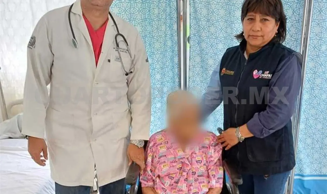 La adulta mayor ya se encuentra en uno de los Centros de Asistencia Social, recibiendo cuidados y un trato digno. CP
