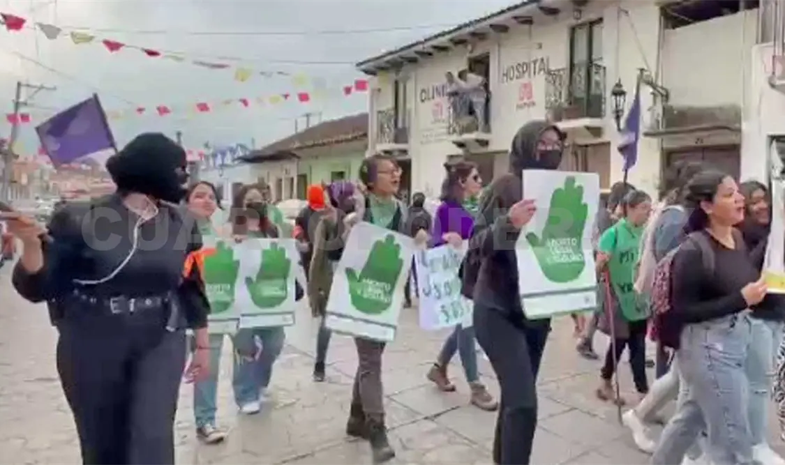 Fueron 11 comitivas feministas que recorrieron las calles de San Cristóbal. Manuel Martínez / CP