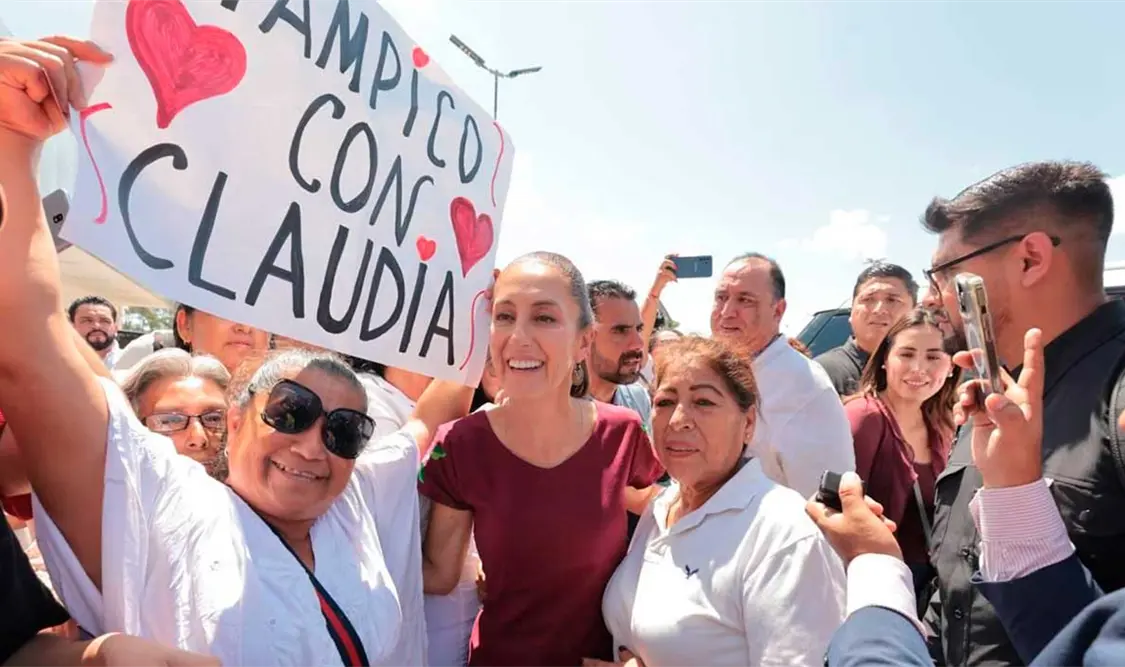 Claudia Sheinbaum, encabezó en Tampico, Tamaulipas, la firma del Acuerdo de Unidad. Cortesía
