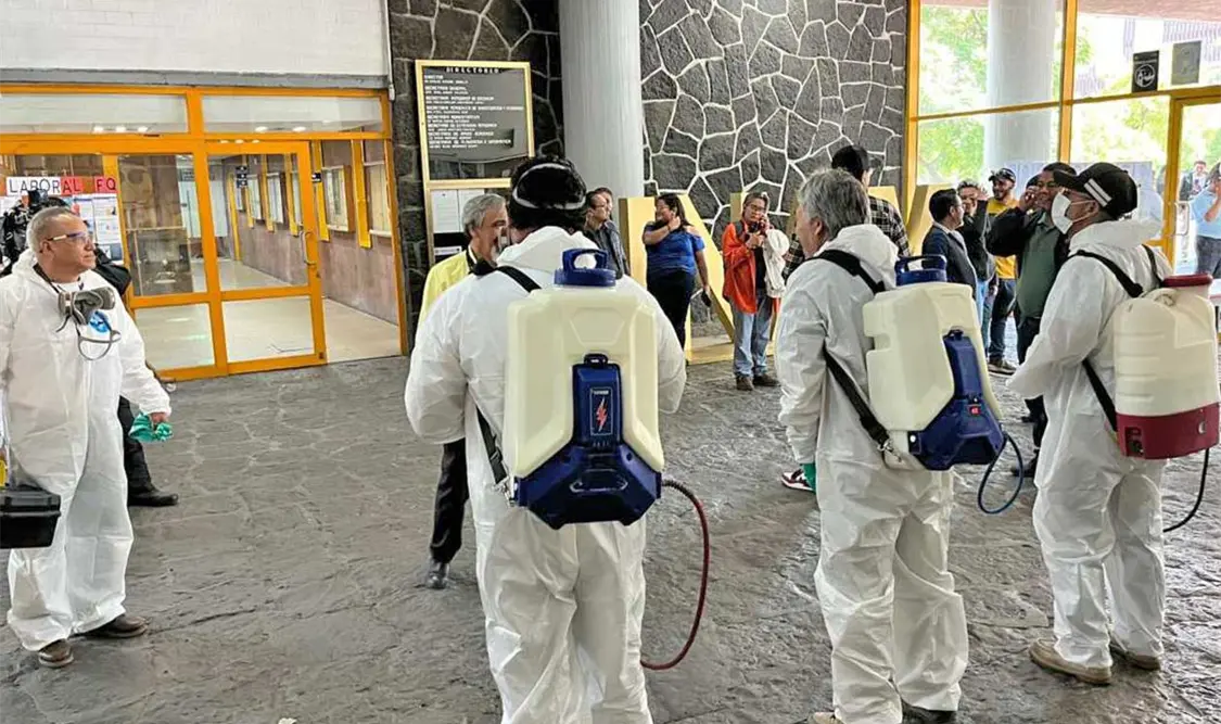 Anuncian que el proceso de fumigación se documentará debidamente. Cortesía