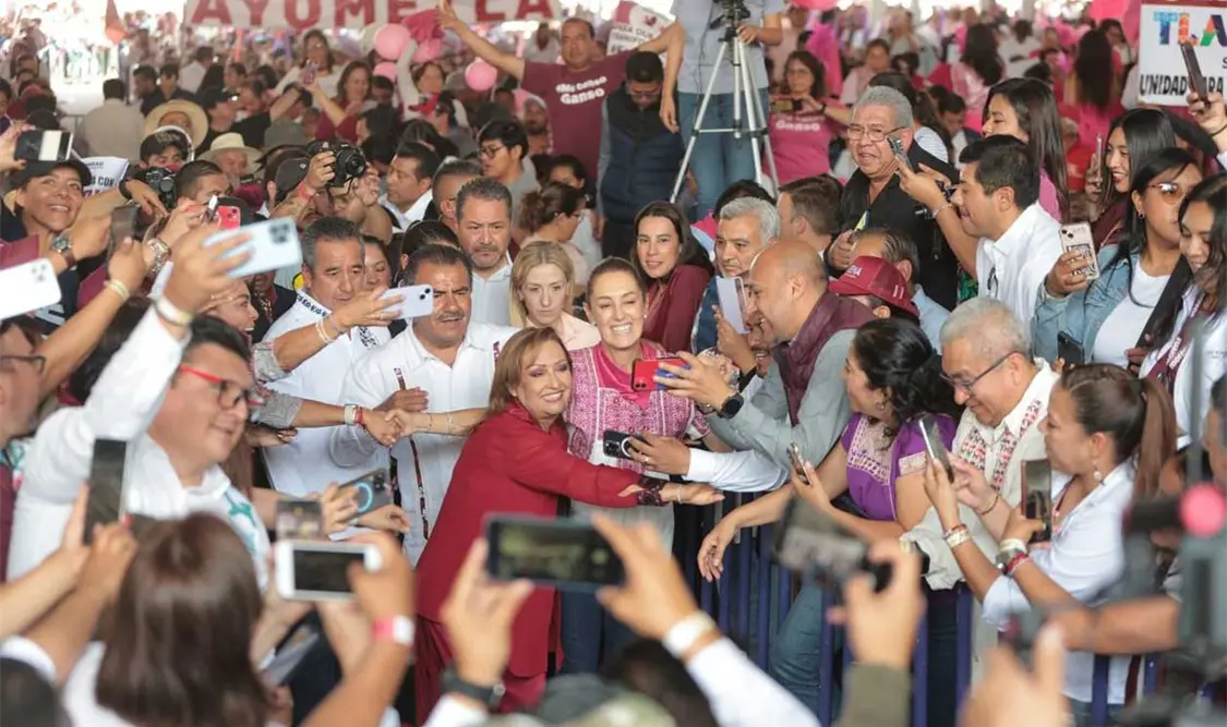 Sheinbaum hizo un llamado a todos y todas para la construcción de Comités de Defensa de la 4T. Cortesía
