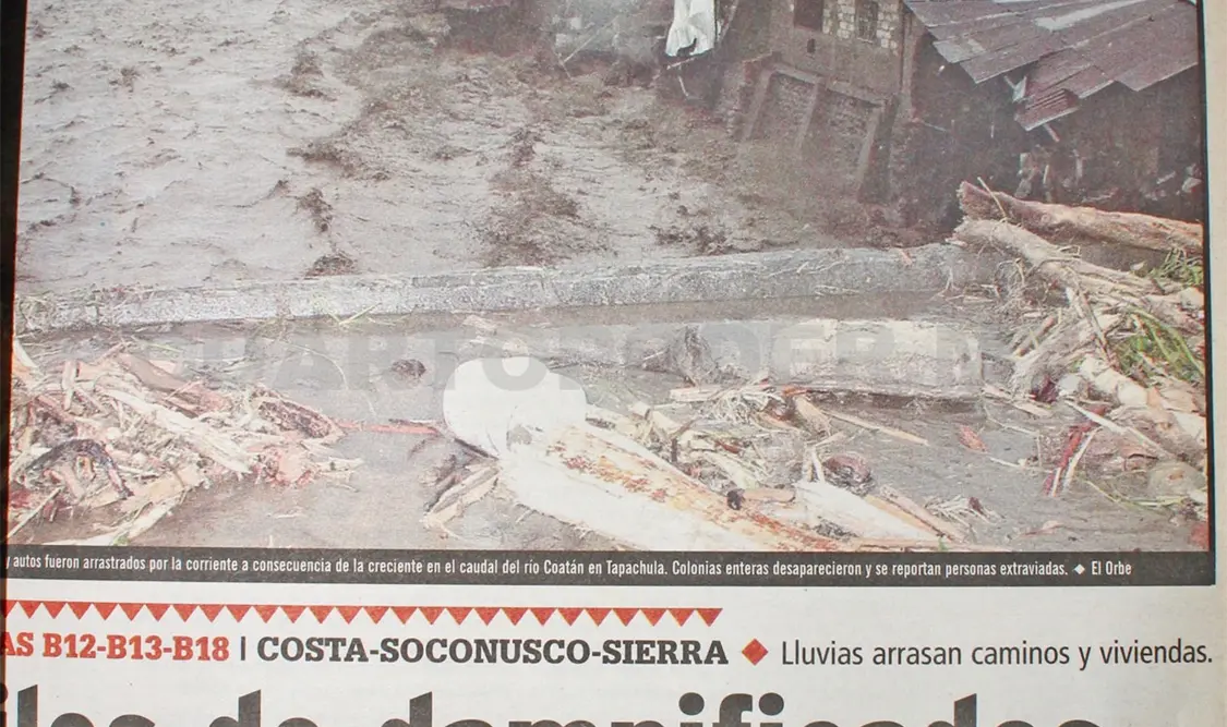 Muertos, desaparecidos, y daños por lluvias