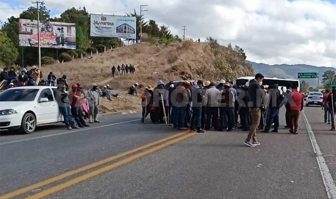 Bloqueos “ahorcan” la circulación vehicular en Chiapas