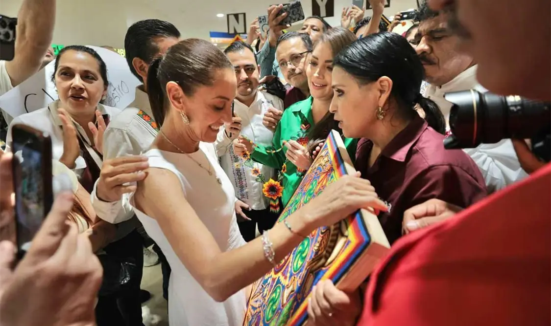 Sheinbaum se une a AMLO para recuperar territorio dañado