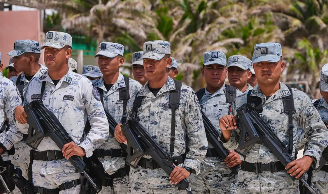 Más de dos mil 454 elementos de la Guardia Nacional se encuentran desplegados en Quintana Roo. Cortesía