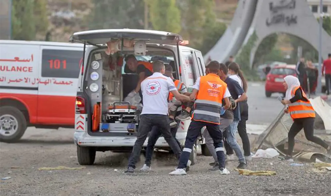 La cifra de heridos en la Franja se elevó a mil 697. Cortesía