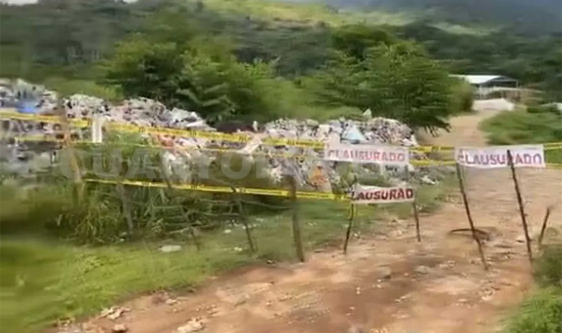 Clausuran basurero por daños a la salud
