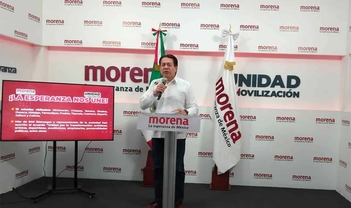“Esta iniciativa es un acto de congruencia política y ética”, dijo Mario Delgado. Cortesía