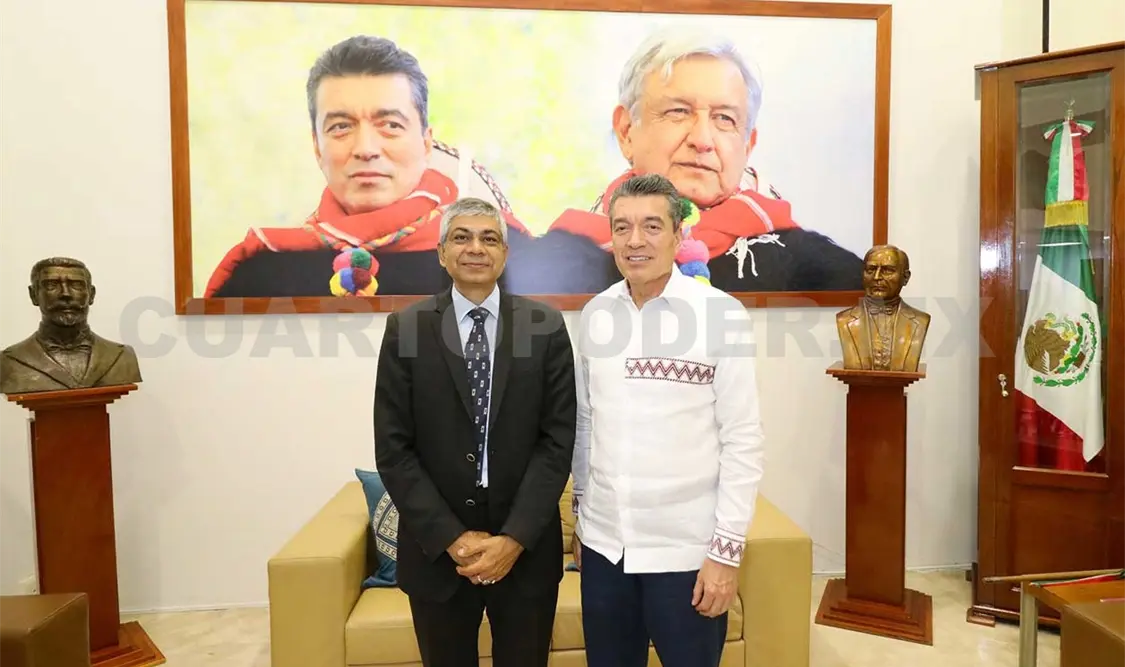 Se reúne REC con el embajador Pankaj Sharma