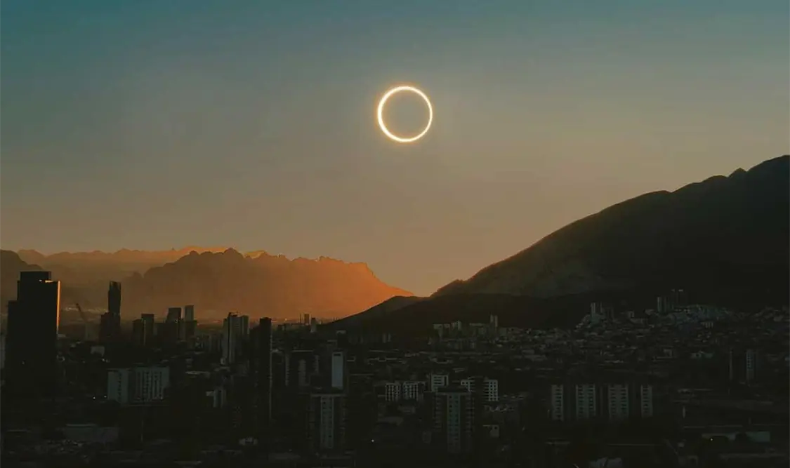 Este sábado se verá un eclipse parcial de sol