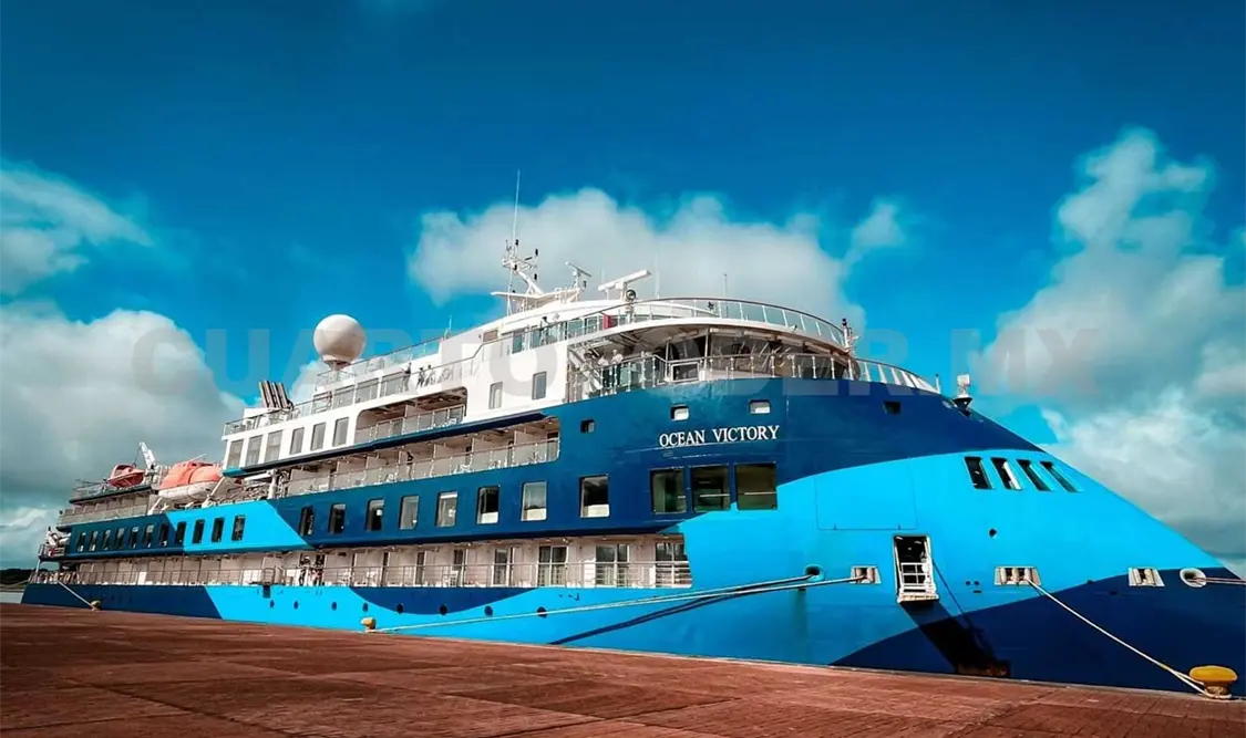 Arriba el cuarto crucero a Puerto Chiapas