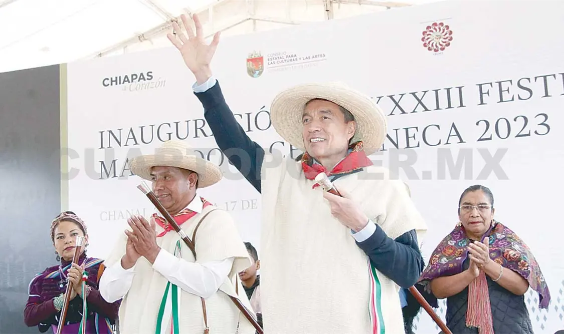 Chanal: inaugura Rutilio el Festival Maya Zoque 2023
