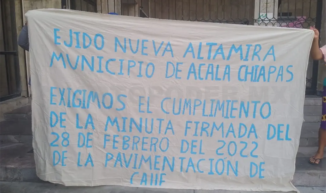 Ejidatarios piden a edil cumplir pactos