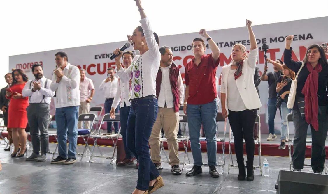 Sheinbaum va por una 4T a favor de las juventudes