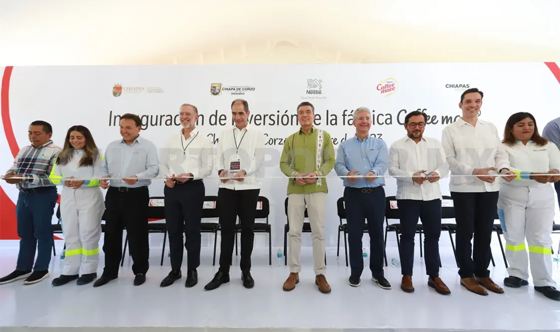 REC y Nestlé inauguran expansión de Coffee Mate