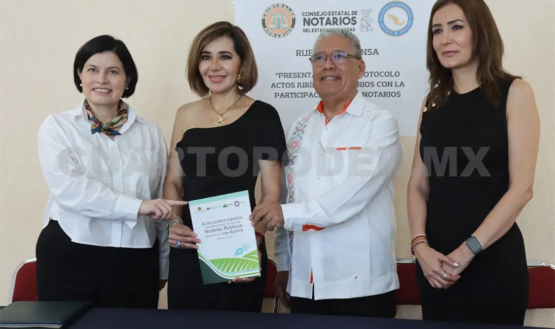 Presentan protocolo para actos jurídico-agrarios
