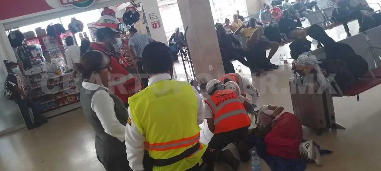 Una migrante logra huir de sus captores