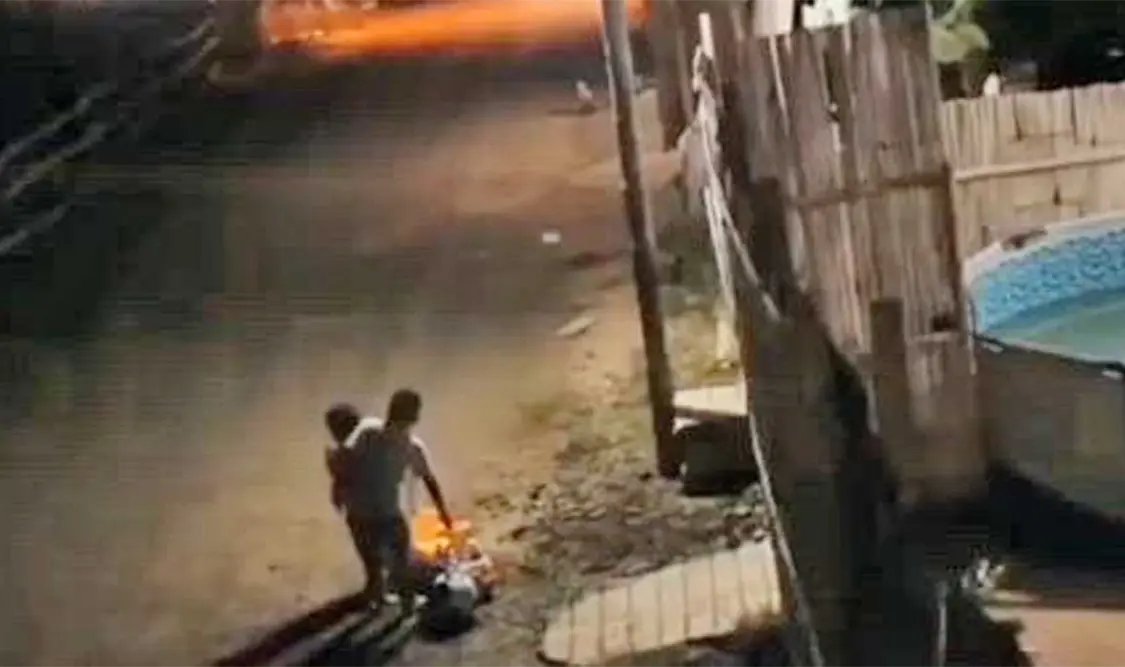 Los hechos ocurrieron el 24 de octubre en la localidad de Puerto Viejo, cuando unos niños jugaban afuera de su vivienda. Cortesía