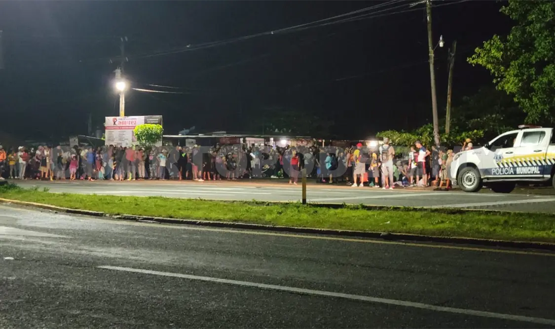 Caravana que partió de Tapachula llega a Huehuetán