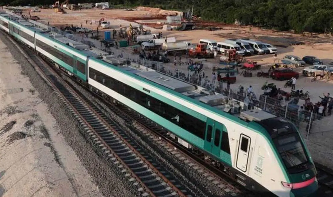 El presidente AMLO anunció que el próximo 29 de febrero estará en operación total el Tren Maya. Cortesía