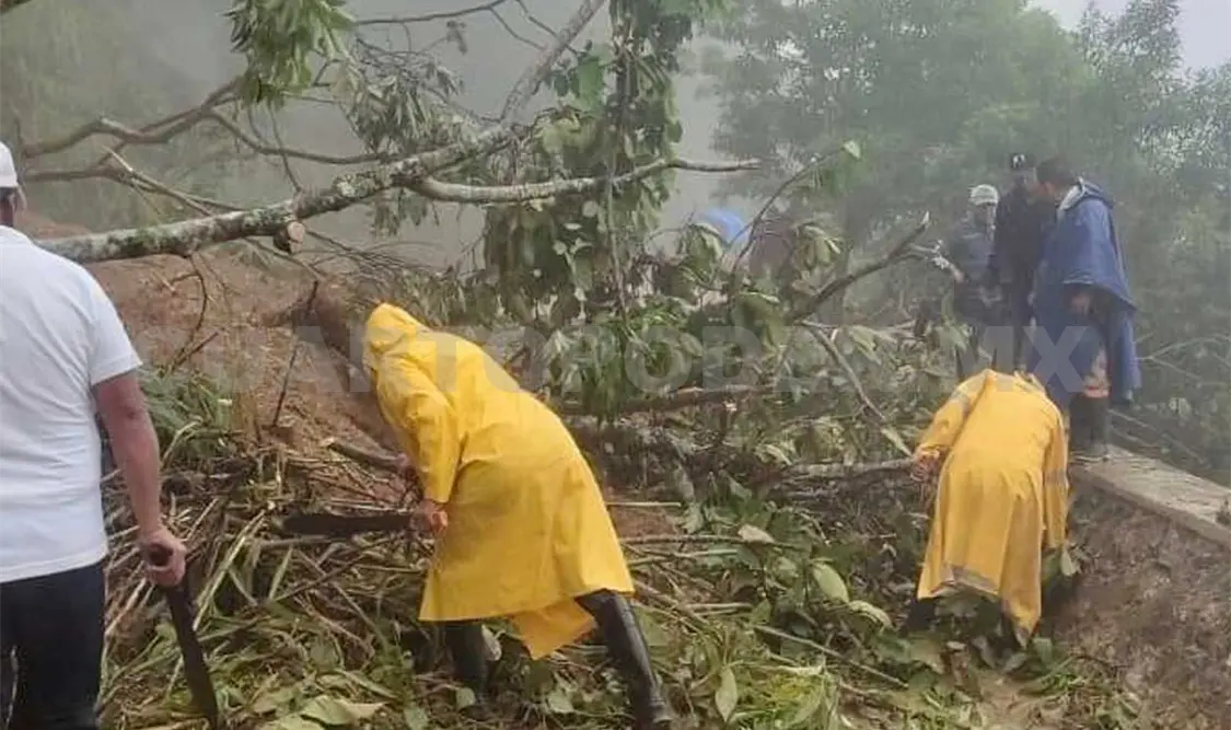 En algunas zonas el agua subió de nivel de forma considerable. Cortesía