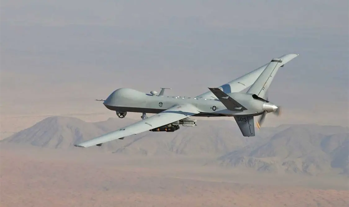 Un dron estadounidense MQ-9 Reaper fue derribado frente a la costa de Yemen este miércoles. El Universal