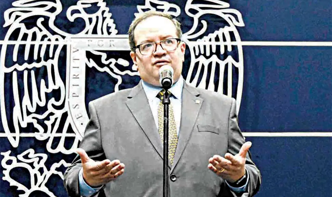 Leonardo Lomelí era secretario general de la UNAM. El Universal
