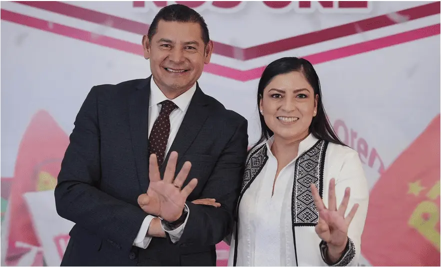 Alejandro Armenta y Claudia Rivera encabezan encuesta de Morena en Puebla; Mier no estuvo presente