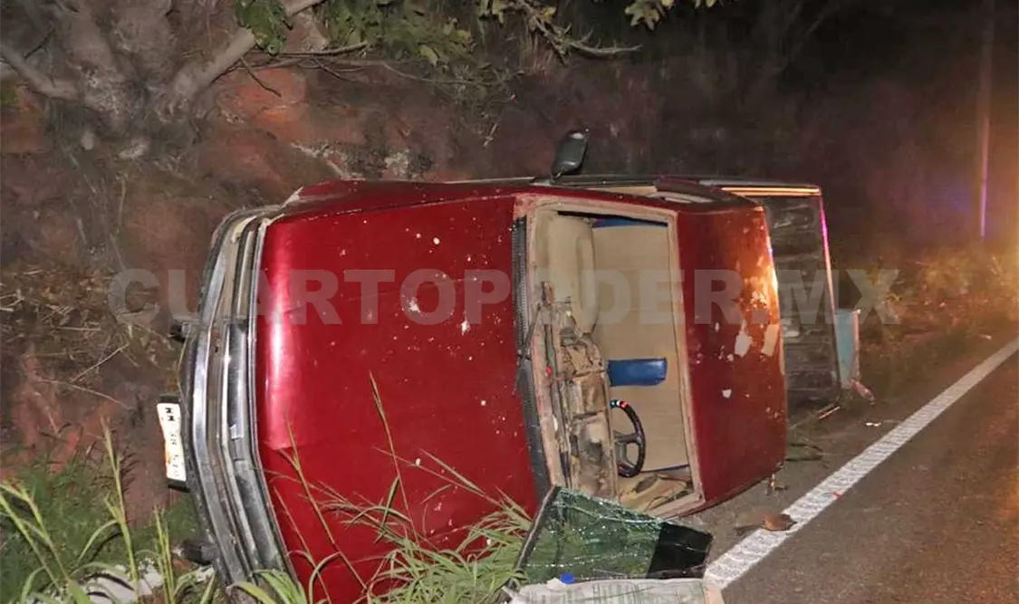 Solo daños materiales fue el saldo del accidente carretero. Osman Toledo / CP