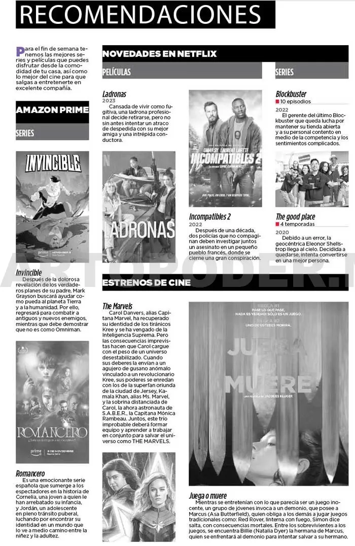 Recomendaciones